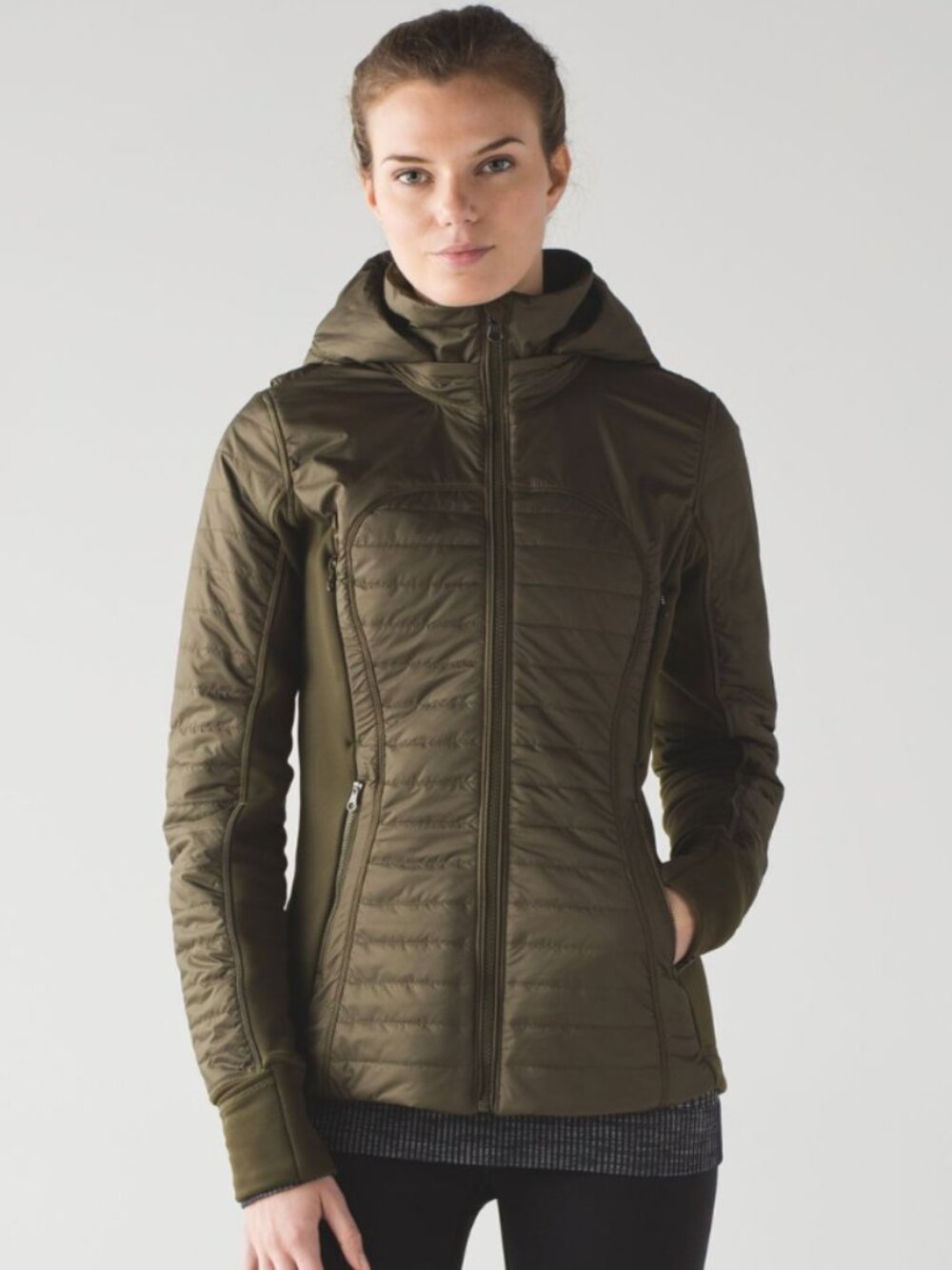 Lululemon First Mile Jacket - Military Green